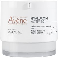 Avene Hyaluron Activ B3 Multi-Intense Night Cream 40ml - Εντατική Αντιγηραντική Κρέμα Νυκτός με Υαλουρονικό Οξύ για Ολοκληρωμένη Επανόρθωση