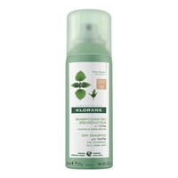 Klorane Nettle Dry Shampoo for Dark Hair Travel Size 50ml - Ξηρό Σαμπουάν με Τσουκνίδα για Λιπαρά & Σκούρα Μαλλιά