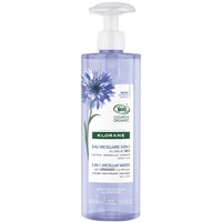 Klorane Cornflower 3-in-1 Micellar Water 400ml - Μικυλλιακό Νερό Καθαρισμού για την Αφαίρεση του Μακιγιάζ με Βιολογική Κυανή Κενταύρια με Αντλία