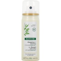 Klorane Oat Dry Shampoo Travel Size 50ml - Ξηρό Σαμπουάν με Βρώμη για Όλους τους Τύπους Μαλλιών