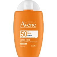 Avene Ultra Fluid Invisible Spf50, 50ml - Αντηλιακή Κρέμα Προσώπου Πολύ Υψηλής Προστασίας για το Ευαίσθητο Δέρμα