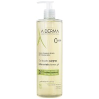 A-Derma Ultra Rich 3-in-1 Shower Gel 750ml - Εξαιρετικά Πλούσιο Τζελ Καθαρισμού για το Ξηρό Δέρμα