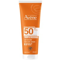 Avene Lait Solaire Dry Touch Spf50, 250ml - Αντηλιακό Γαλάκτωμα για Πρόσωπο & Σώμα με Αόρατο Τελείωμα