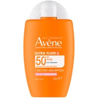 Avene Ultra Fluid Radiance Spf50+, 50ml - Αντηλιακή Κρέμα Προσώπου Πολύ Υψηλής Προστασίας για την Πρόληψη της Αντιγήρανσης