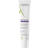 A-Derma Epitheliale HA+ Ultra Repair Cream 40ml - Καταπραϋντική Επανορθωτική Κρέμα Κατά των Σημαδιών με Υαλουρονικό Οξύ