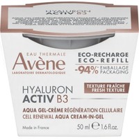 Avene Hyaluron Activ B3 Aqua Gel-Cream Cell Regeneration Refill 50ml - Ανταλλακτικό Συσφικτικής Κρέμας-Τζελ Κυτταρικής Αναγέννησης με Υαλουρονικό Οξύ & Νιασιναμίδη
