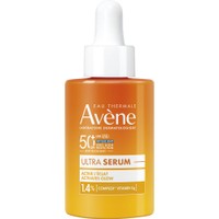 Avene Active Glow Spf50+, 1.4% Vitamin Cg Complex Ultra Serum 30ml - Αντιγηραντικός Ορός Προσώπου Άμεσης Λάμψης Πολύ Υψηλής Προστασίας με Σύμπλεγμα Βιταμίνης Cg