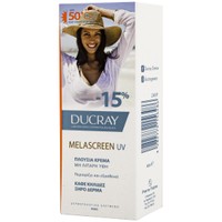 Ducray Promo Melascreen UV Face Creme Rich Spf50+ Dry Skin 40ml - Αντηλιακή Κρέμα Προσώπου Πολύ Υψηλής Προστασίας, Κατάλληλη για Ξηρές Επιδερμίδες