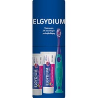 Elgydium Promo Kids Soft Toothbrush 2-6 Years 1 Τεμάχιο Ροζ / Φούξια & Toothpaste Red Berries 100ml (2x50ml) - Οδοντόβουρτσα με Μαλακές Ίνες για Βαθύ Καθαρισμό για Παιδιά από 2 Έως 6 Ετών & Παιδική Οδοντόκρεμα με Γεύση Κόκκινα Φρούτα