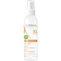 A-Derma Promo Protect Spray Spf50+, 200ml - Αντηλιακό Spray Πολύ Υψηλής Προστασίας Προσώπου Σώματος για Ευαίσθητο Δέρμα σε Ειδική Τιμή 