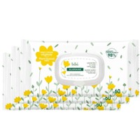 Klorane Promo baby Face, Body & Diaper Area Water Wipes 180 Τεμάχια (3 x 60 Τεμάχια) - Μωρομάντηλα Χωρίς Οινόπνευμα & Συντηρητικά