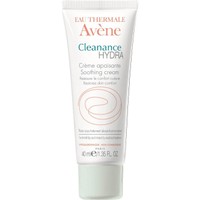 Avene Cleanance Hydra Soothing Cream 40ml - Καταπραϋντική - Ενυδατική & Θρεπτική Φροντίδα για Επιδερμίδες με Ακμή
