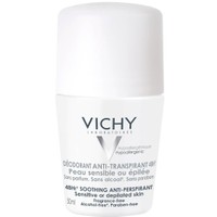 Vichy Deodorant Anti-transpirant 48h Αποσμητική Φροντίδα 48ωρη για Ευαίσθητο Δέρμα 50ml - Αποσμητική Φροντίδα 48ωρη για Ευαίσθητo ή Αποτριχωμένο Δέρμα