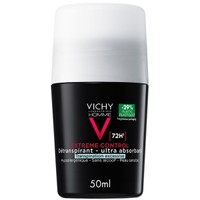 Vichy Homme 72h Extreme Control Antiperspirant Roll-on 50ml - Ανδρικό Αποσμητικό, Αντιιδρωτικό Roll-on για Προστασία Έως & 72 Ώρες από την Έντονη Εφίδρωση