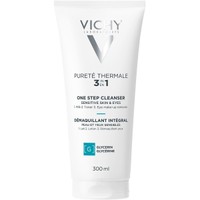 Vichy Purete Thermale 3in1 One Step Cleanser Sensitive Skin & Eyes 300ml - Καθαριστικό Προσώπου που Συνδυάζει Γαλάκτωμα, Τονωτική Λοσιόν & Ντεμακιγιάζ Ματιών