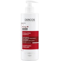 Vichy Dercos Energy+ Stimulating Shampoo 400ml - Σαμπουάν Κατά της Τριχόπτωσης που Επαναφέρει τη Ζωντάνια στα Μαλλιά, Αφήνοντας Ευχάριστη Υφή Ενδυναμώνοντας την Τρίχα & το Τριχωτό με Αντλία