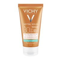 Vichy Capital Soleil Spf30 Dry Touch Emulsion 50ml - Αντηλιακή Λεπτόρρευστη Κρέμα Προσώπου Υψηλής Προστασίας για Ματ Αποτέλεσμα