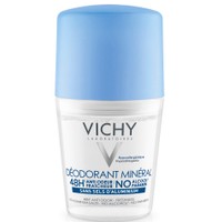Vichy Deodorant Mineral Roll On 50ml - Αποσμητικό Μέγιστη Ανοχή, Φρεσκάδα και Ενυδάτωση για Ευαίσθητη ή Αποτριχωμένη Επιδερμίδα
