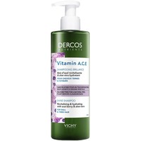 Vichy Dercos Nutrients Vitamin A.C.E Shampooing Brillance 250ml - Ενυδατικό Σαμπουάν Λάμψης & Τόνωσης για Θαμπά & Άτονα Μαλλιά
