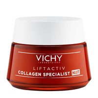Vichy Liftactiv Collagen Specialist Night 50ml - Κρέμα Νύχτας για Επανόρθωση Βαθιών Ρυτίδων με Βιοπεπτίδια & Ρεσβερατρόλη