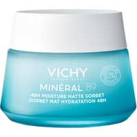 Vichy Mineral 89 48h Moisture Matte Sorbet Cream 50ml - Κρέμα - Gel Ενυδάτωσης για Λιπαρή Επιδερμίδα Έως & 48 Ώρες με Ματ Αποτέλεσμα