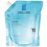 La Roche-Posay Lipikar Surgras Anti-Dryness Cream Wash 400ml Refill - Κρέμα Καθαρισμού Προσώπου - Σώματος για Ξηρές, Ευαίσθητες Επιδερμίδες, Κατάλληλο για Όλη την Οικογένεια