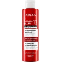 Vichy Dercos Collagen 17 Filler Ultra-Repairing Shampoo 200g - Σαμπουάν για Δράση Κατά της Τριχόπτωσης & Θραύσης των Μαλλιών με Πεπτίδια Προ-Κολλαγόνου & Κιτρικό Οξύ