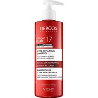 Vichy Dercos Collagen 17 Filler Ultra-Repairing Shampoo 400g - Σαμπουάν για Δράση Κατά της Τριχόπτωσης & Θραύσης των Μαλλιών με Πεπτίδια Προ-Κολλαγόνου & Κιτρικό Οξύ με Αντλία