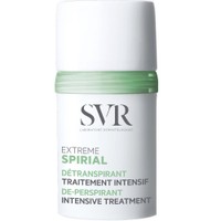 SVR Spirial Extreme De-Perspirant Roll On 20ml - Αποσμητικό Roll-On Κατά της Έντονης Εφίδρωσης που Απορροφά την Υγρασία & Καταπολεμά τη Δυσοσμία