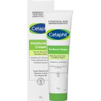 Cetaphil Moisturizing Body Cream 100g - Πλούσια Ενυδατική Κρέμα Σώματος Μακράς Διάρκειας για Ξηρό Έως Πολύ Ξηρό, Ευαίσθητο Δέρμα