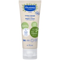 Mustela Bio Organic Diaper Cream 75ml - Βιολογική & Ενυδατική Κρέμα Αλλαγής Πάνας που Καταπραΰνει το Δέρμα & Μειώνει την Ερυθρότητα