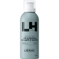 Lierac Homme Anti-Irritations, Assouplit & Hydrate Shaving Foam 150ml - Αφρός Ξυρίσματος Κατά των Ερεθισμών, Απαλύνει & Ενυδατώνει  την Επιδερμίδα