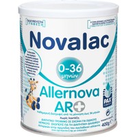Novalac Allernova AR+, 400g - Τρόφιμο σε Σκόνη για Βρέφη με Αλλεργία στην Πρωτεΐνη Γάλακτος & Διαταραχές Παλινδρόμησης