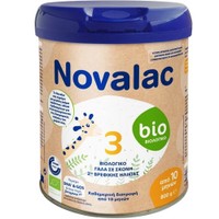 Novalac 3 Bio 10m+ 800g - Υψηλής Ποιότητας Βιολογικό Γάλα σε Σκόνη 2ης Βρεφικής Ηλικίας Καθημερινής Διατροφής από 10 Μηνών