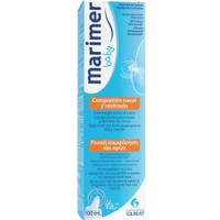Marimer Baby Blocked Nose & Cold Nasal Spray 100ml - Υπέρτονο Ρινικό Σπρέι για Βρέφη με Φυσικό Θαλασσινό Νερό για Ήπια & Αποτελεσματική Αποσυμφόρηση από τη Γέννηση