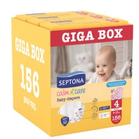 Septona Calm n' Care Baby Diapers Giga Box Maxi No4 (8-13kg) 156 Τεμάχια (3x52 Τεμάχια) - 