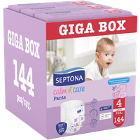 Septona Calm n' Care Pants Giga Box Maxi No4 (7-13kg) 144 Τεμάχια (3x48 Τεμάχια) - 