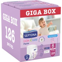 Septona Calm n' Care Pants Giga Box Junior No5 (10-16kg) 126 Τεμάχια (3x42 Τεμάχια) - 