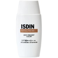 Isdin Fotoultra 100 Spot Prevent Color Spf50+, 50ml - Αντηλιακό Προσώπου με Χρώμα με Πολύ Υψηλή Προστασία που Προλαμβάνει τα Σημάδια που Προκαλούνται από τον Ήλιο