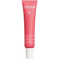 Caudalie Vinosource - Hydra S.O.S Intense Moisturizing Cream 40ml - Ενυδατική Κρέμα Προσώπου Λαιμού για Άνεση Μεγάλης Διάρκειας στις Κανονικές Ξηρές Επιδερμίδες