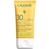 Caudalie Vinosun Protect High Protection Cream Spf30, 50ml - Αντηλιακή Κρέμα Προσώπου, Λαιμού Υψηλής Προστασίας για Όλη την Οικογένεια