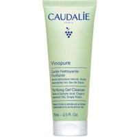 Caudalie Vinopure Purifying Cleanser Gel Travel Size 75ml - Gel Καθαρισμού Προσώπου με Φυσικό Σαλικυλικό Οξύ & 6 Καθαριστικά Αιθέρια Έλαια για Λιπαρές Επιδερμίδες με Τάση Ακμής