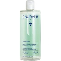 Caudalie Vinoclean Moisturizing Face & Eye Toner 400ml - Ενυδατική Λοσιόν Καθαρισμού για Πρόσωπο & Μάτια με Βιολογικό Ροδόνερο