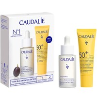 Caudalie Promo Vinoperfect Brightening Dark Spot Serum 30ml & Δώρο Vinosun Spf50+ Lightweight Cream 30ml - Ορός Λάμψης Προσώπου με Δράση Κατά των Πανάδων & Αντηλιακό Προσώπου Πολύ Υψηλής Προστασίας Χωρίς Άρωμα Κατάλληλο & για Ευαίσθητες Επιδερμίδες