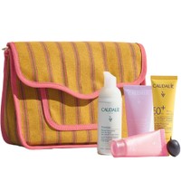 Caudalie Promo Vinoclean Instant Foaming Cleanser 50ml & Ange des Vignes Shower Gel 30ml & VinoHydra Moisturizer Gel 15ml & Vinosun Spf50+ Lightweight Cream 20ml & Δώρο Νεσεσέρ 1 Τεμάχιο - Αφρός Καθαρισμού Προσώπου & Αφρόλουτρο με Νότες Νερολί, Σταφύλι, Raspberry & Πατσουλί & Ενυδατικό Τζέλ για Πρόσωπο & Λαιμό & Αντηλιακό Προσώπου Πολύ Υψηλής Προστασίας