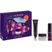 Caudalie Promo Premier Cru The Eye Cream 15ml & The Cream 15ml & The Serum 10ml - Κρέμα Ματιών που Διορθώνει τις Ρυτίδες & Αντιγηραντική & Θρεπτική Κρέμα Προσώπου & Ενυδατικός Ορός για Άμεση Σύσφιξη