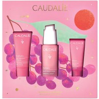 Caudalie Promo VinoHydra Moisturizing Cleansing Gel 30ml & Hyaluronic Serum 30ml & Sorbet Cream 15ml - Καθαριστικό Τζελ Προσώπου για Ευαίσθητες Επιδερμίδες & Ενυδατικός Ορός Προσώπου με Υαλουρονικό Οξύ & Καταπραϋντική Κρέμα-Gel Προσώπου & Λαιμού για Μείωση της Δερματικής Ευαισθησίας