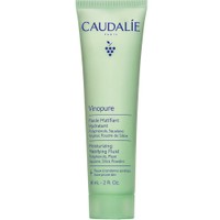 Caudalie Vinopure Moisturizing Mattifying Fluid 60ml - Λεπτόρρευστη Κρέμα Προσώπου με Σκόνη Πυριτίου, Φυτικό Σκουαλένιο & Πολυφαινόλες Σταφυλιού για Ματ Όψη Κατά των Ατελειών & της Υπερβολικής Παραγωγής Σμήγματος για Λιπαρές Επιδερμίδες με Τάση Ακμής