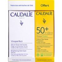 Caudalie Promo Vinoperfect Brightening Dark Spot Serum 30ml & Δώρο Vinosun Protect Spf50+, 25ml - Ορός Λάμψης Προσώπου με Δράση Κατά των Πανάδων & Αντηλιακή Κρέμα Προσώπου Πολύ Υψηλής Προστασίας