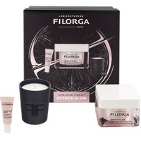 Filorga Promo Oxygen-Glow Super Perfecting Radiance Cream 50ml & Super Smoothing Radiance Eye Care 4ml & Scented Candle 1 Τεμάχιο - Αντιρυτιδική Κρέμα Λάμψης Προσώπου & Κρέμα Λάμψης Ματιών & Αρωματικό Κερί